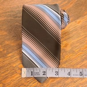 Vintage Brittania Blue Cream Brown White Tie